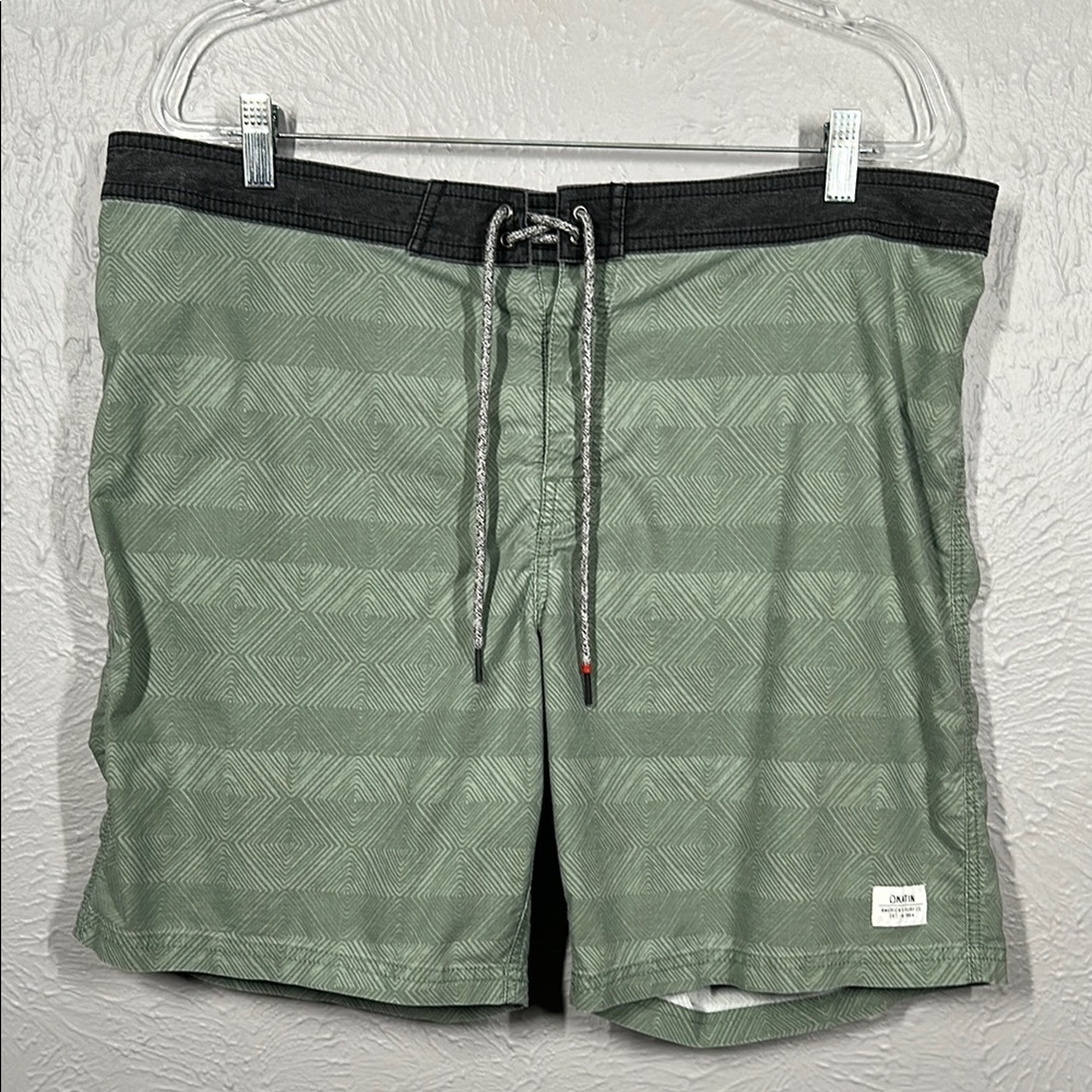 Katin Green Swim Shorts Men's Size 36
